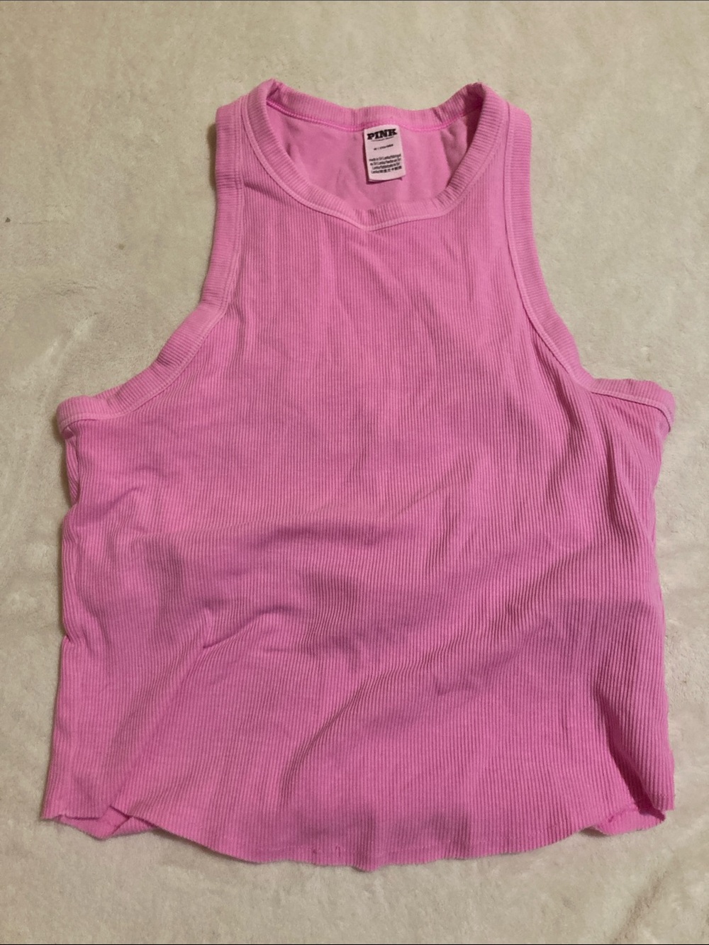 PINK Victoria's Secret Pink Ribbed Tank
